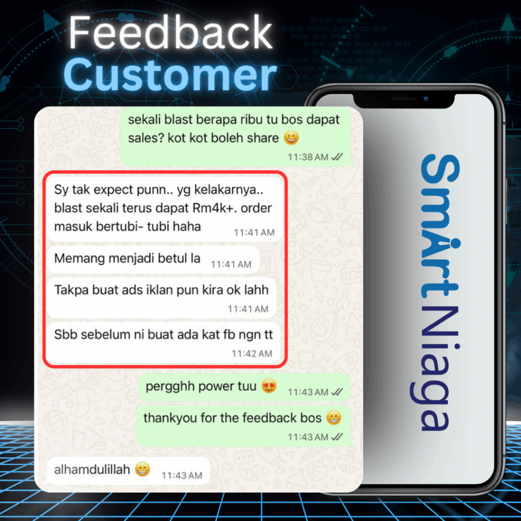 SmartNiaga CRM Feedback