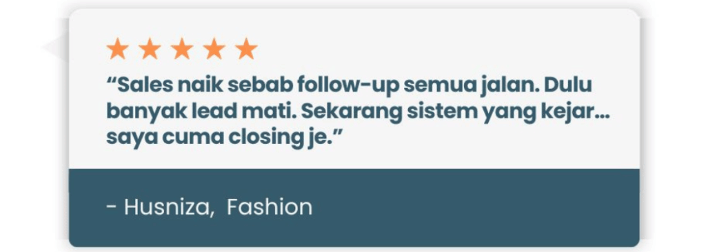 Testimonial SmartNiaga CRM - 02